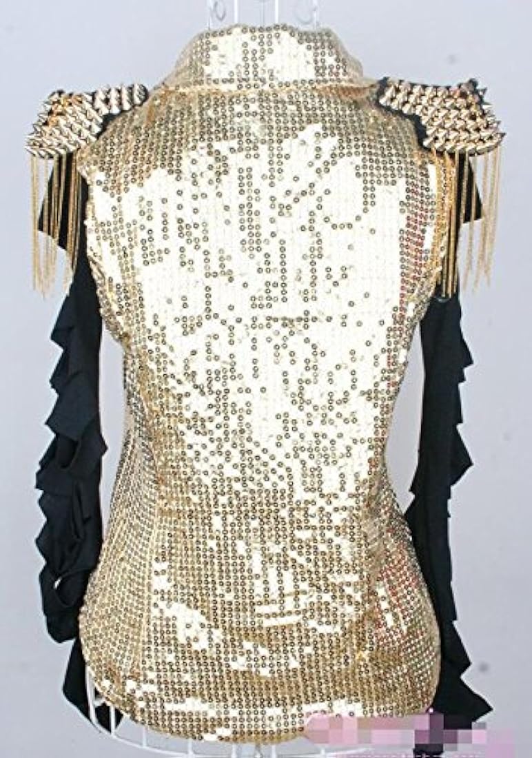 高品質 - 【美品】serious fun ビーズスパンコール ベスト